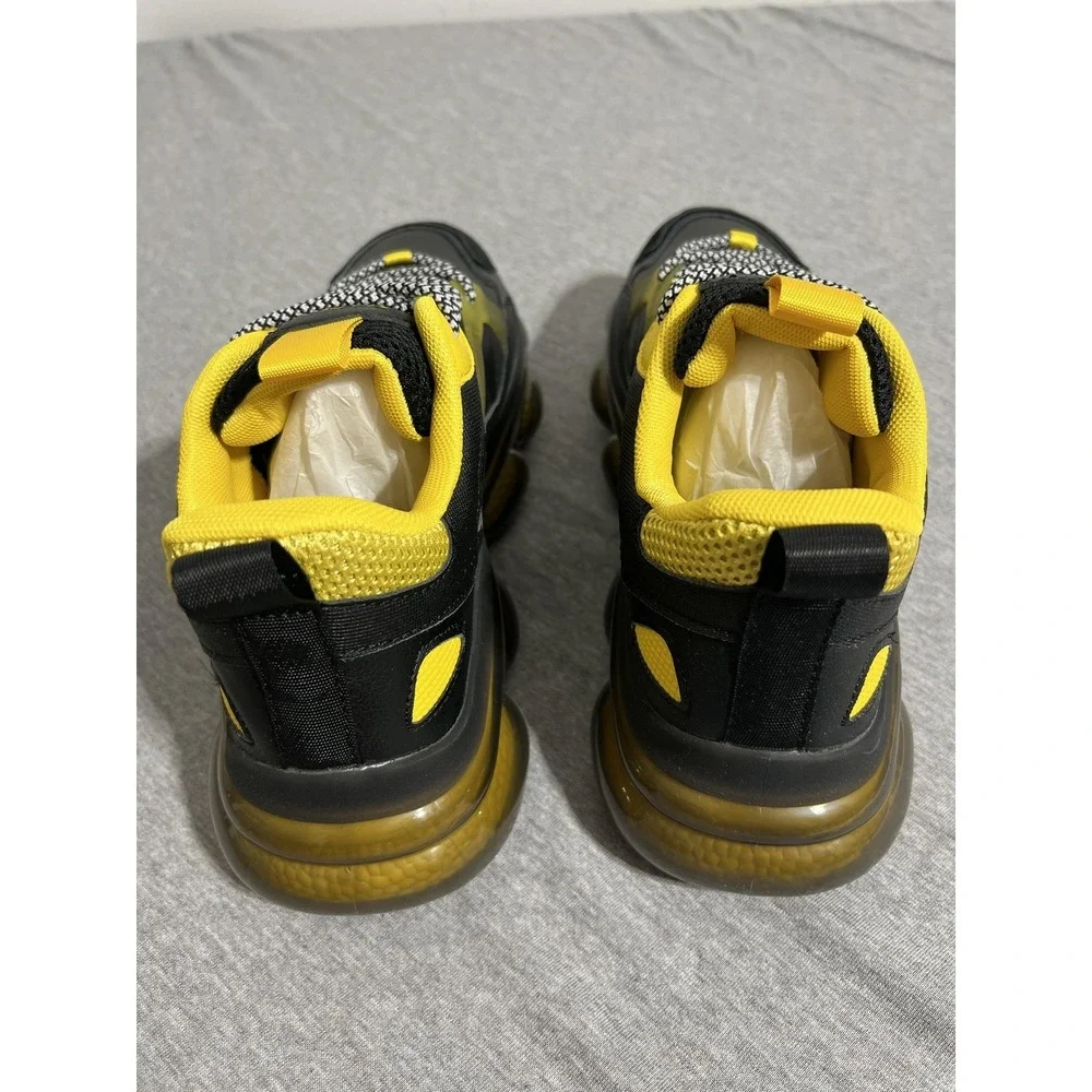 Mazino Shoes Mens Size 8 Black Yellow Eclipse Chunky‎ Dad Sneakers Eclipse-000